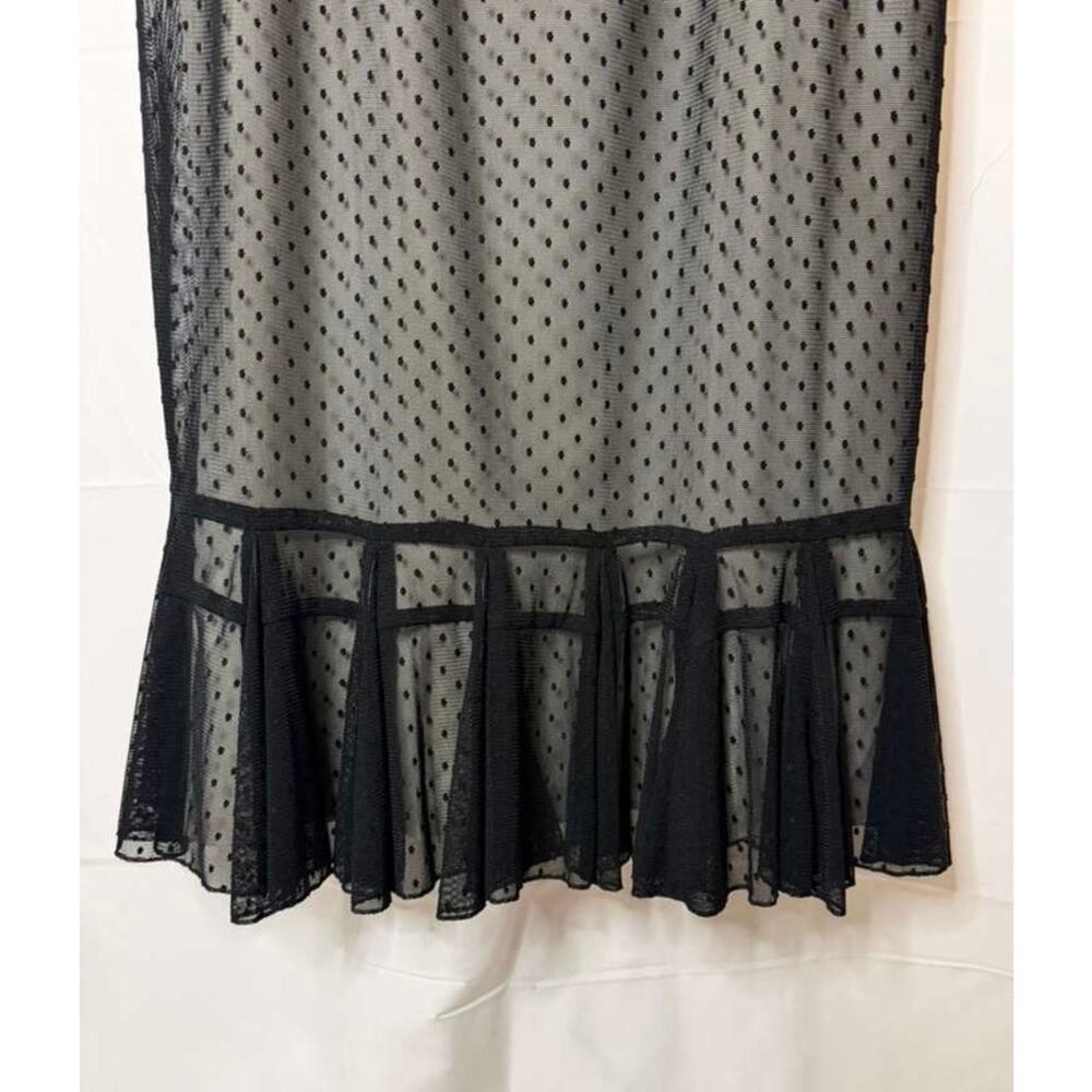 Ann Taylor LOFT Dotted Swiss Dress Designer Look Beautiful Dress sz. 10 - Picture 6 of 7